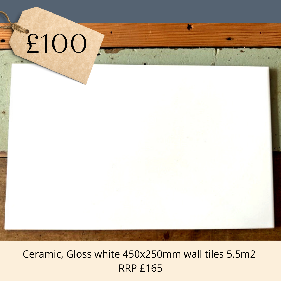 OUTLET 400x250 Ceramic White Wall
