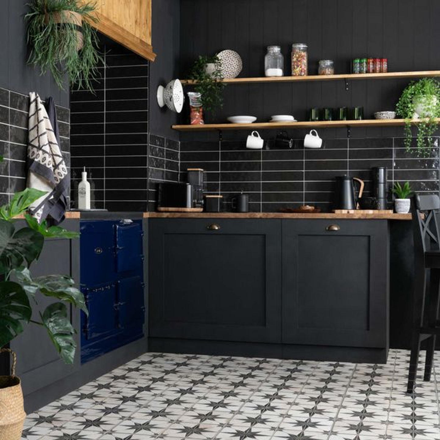 Asly Black 300x75mm
