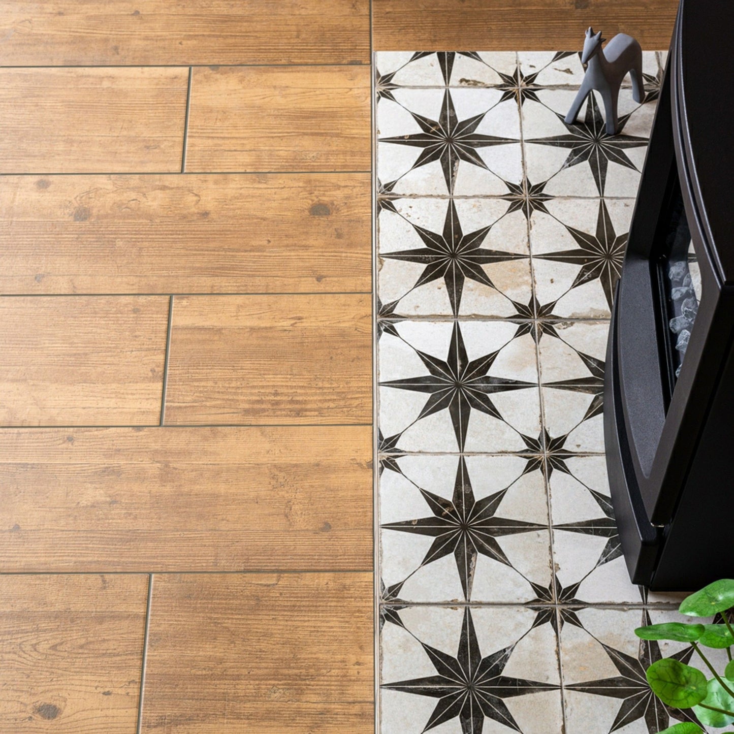 Vintage Moroccan Star Black