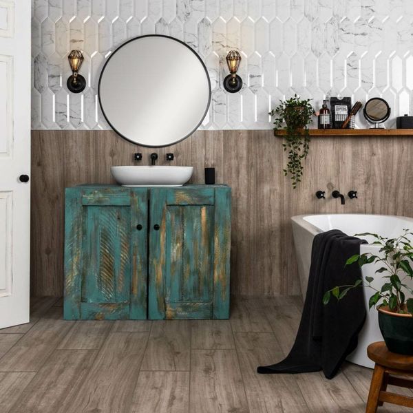 Pickett Bevelled Tiles - Carrara Marble