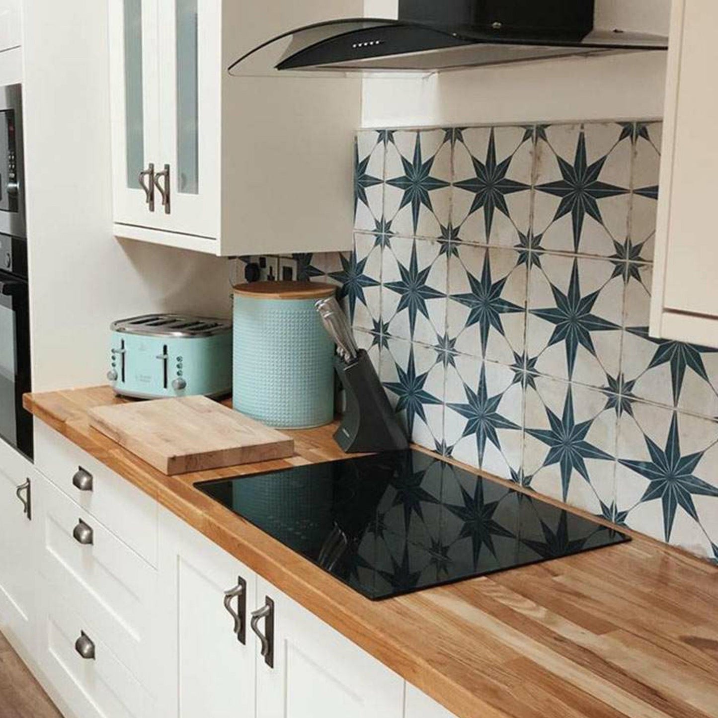 Vintage Moroccan Star Blue