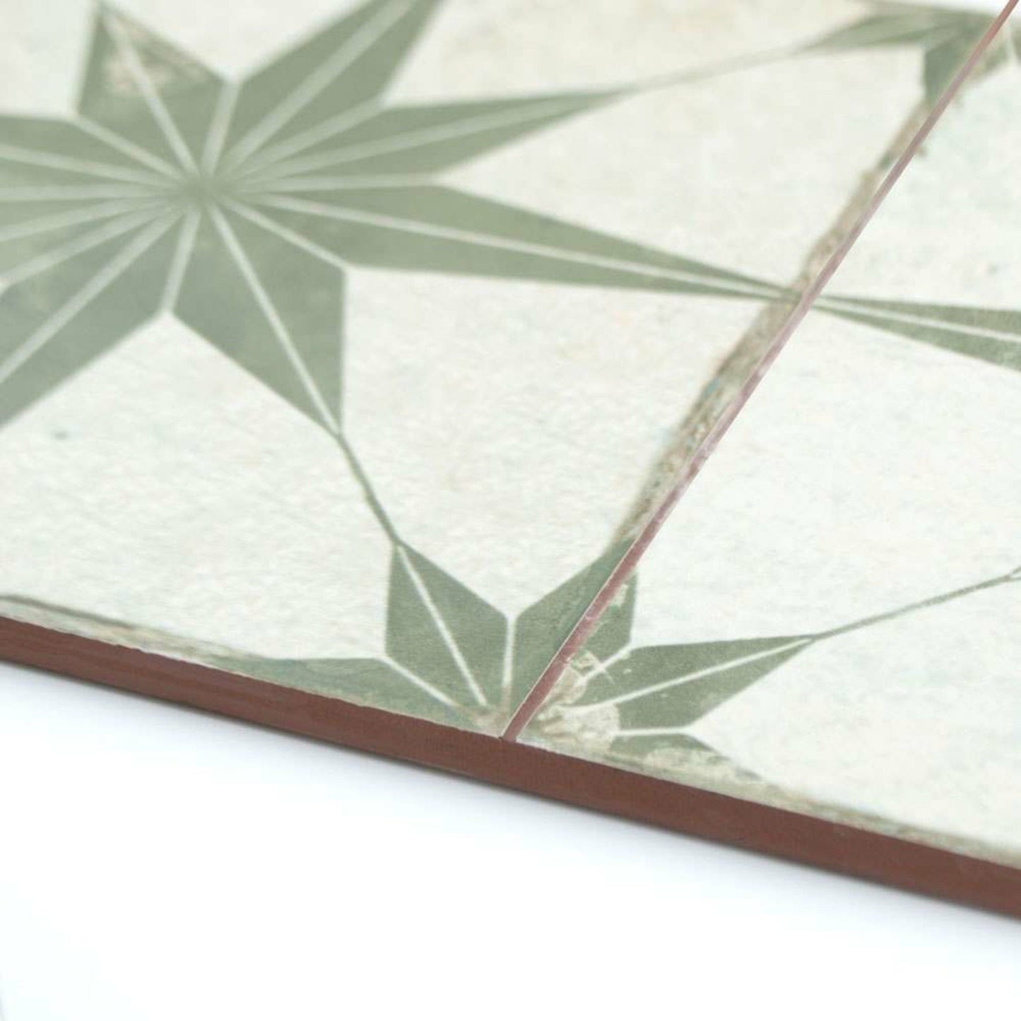 Vintage Moroccan Star Green