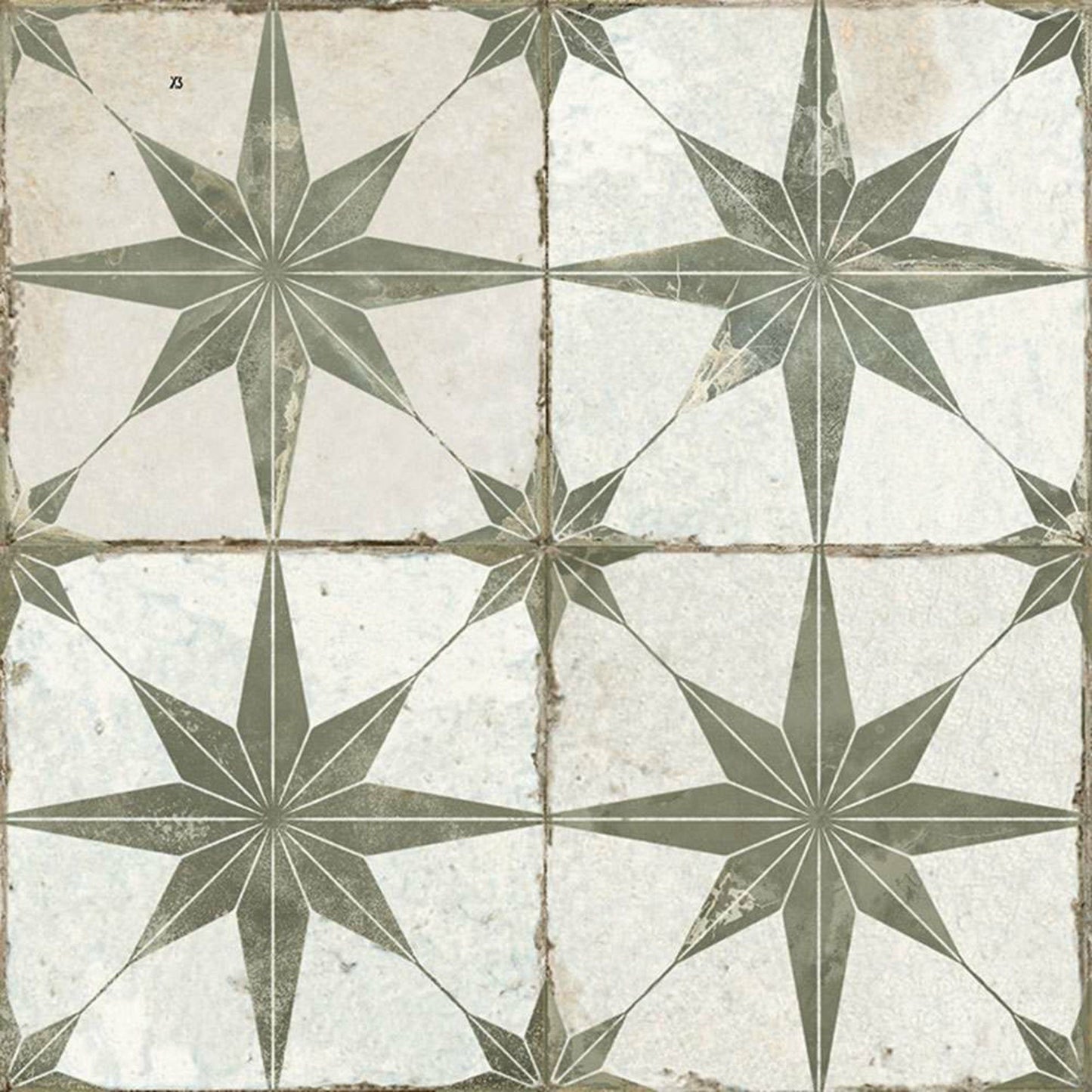 Vintage Moroccan Star Green