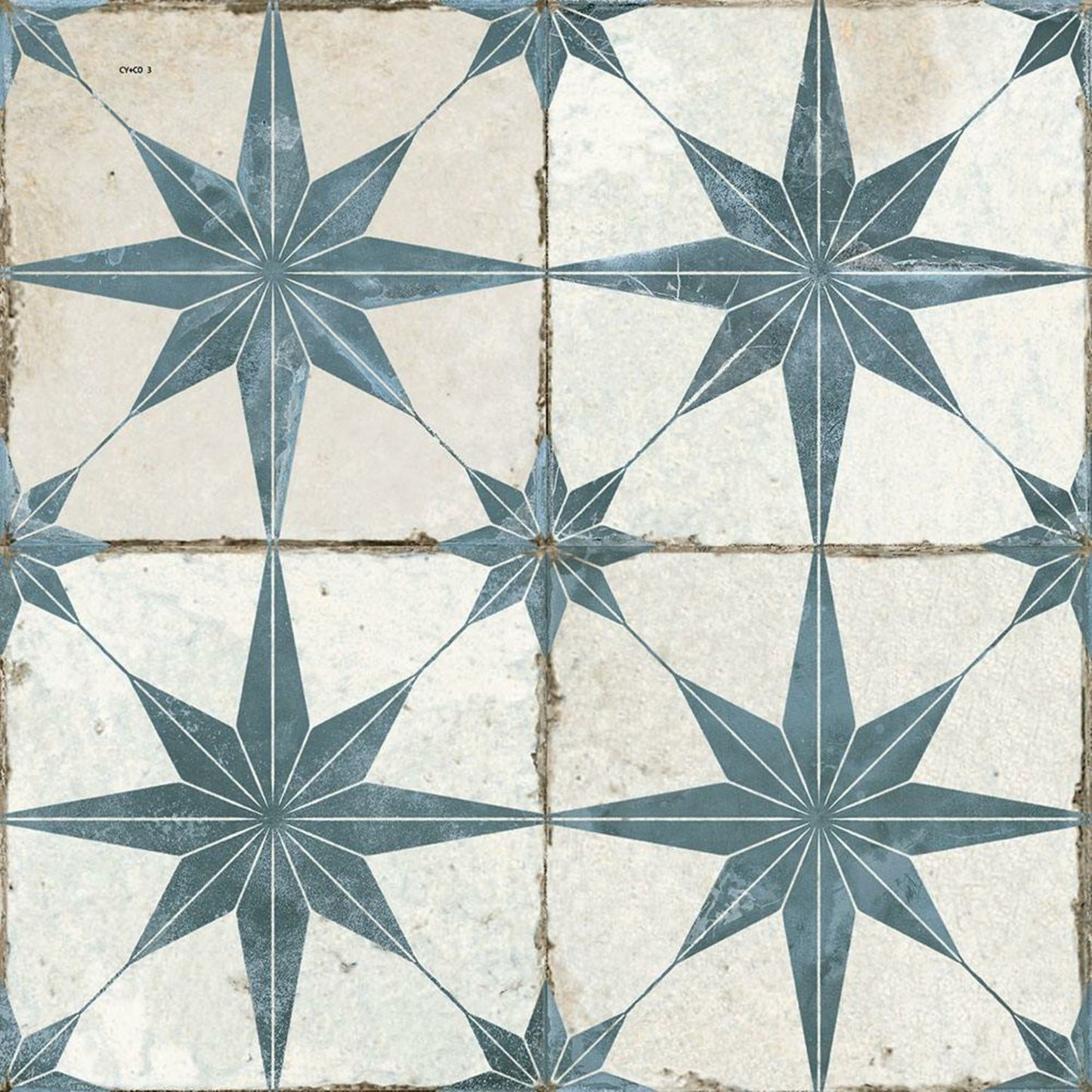 Vintage Moroccan Star Blue