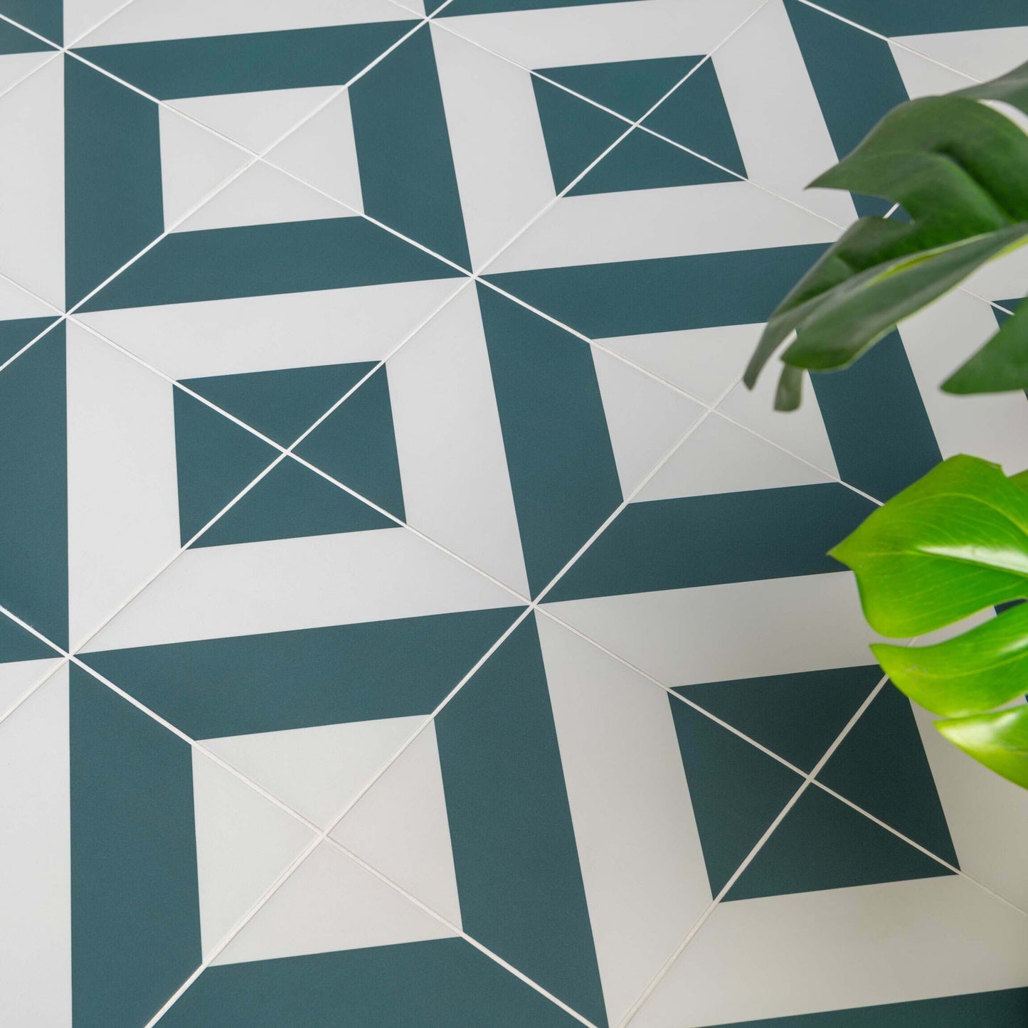 Zebra White & Green