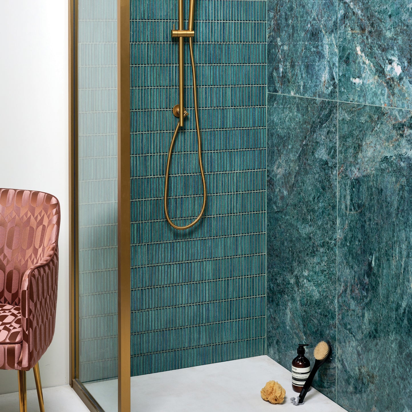 Bamboo Mosaic - Verdigris