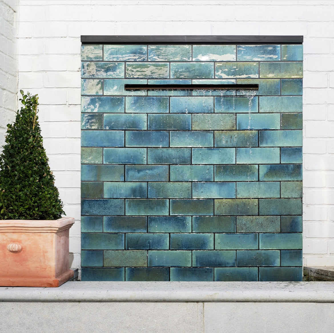 Pottery Ocean Blue Brick