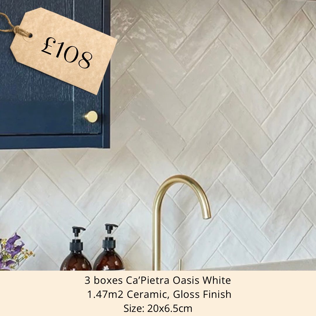OUTLET 1.5m2 Oasis White Gloss