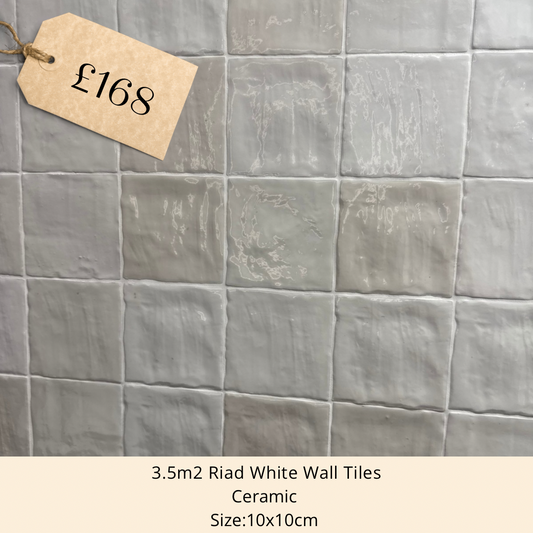 OUTLET 3.5m2 Riad White Gloss