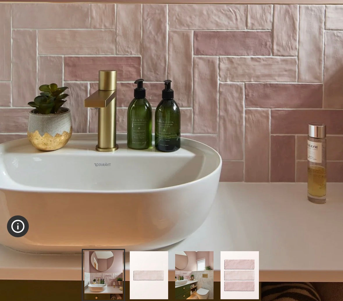 OUTLET 1.5m2 Oasis Pink Gloss