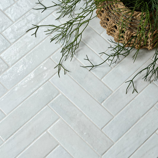 Marlborough Porcelain  - Parquet - Cotton White Gloss