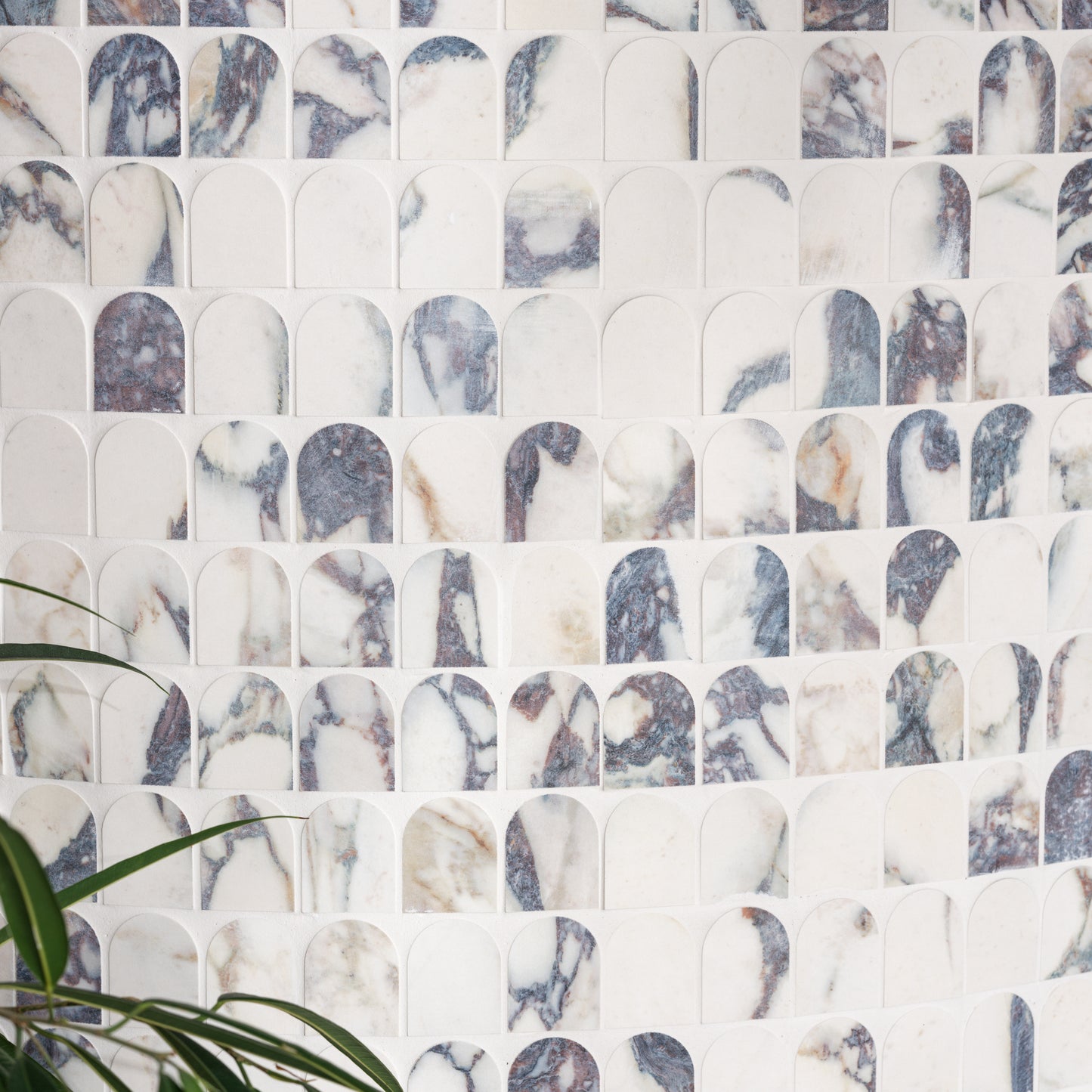 Savoy Novo Porcelain Matt Arch Mosaic