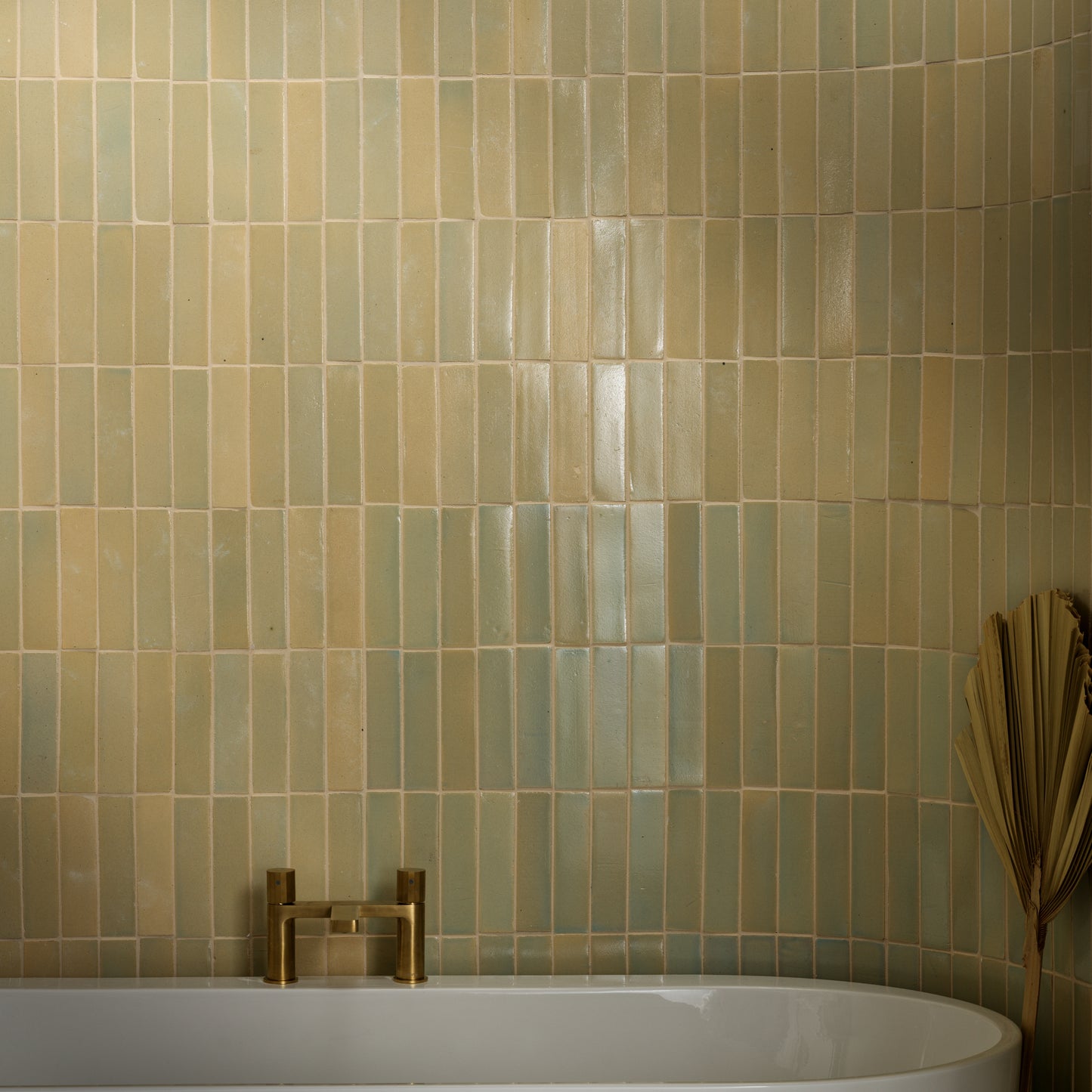 Stone Glaze Ceramic Brick - Chambray