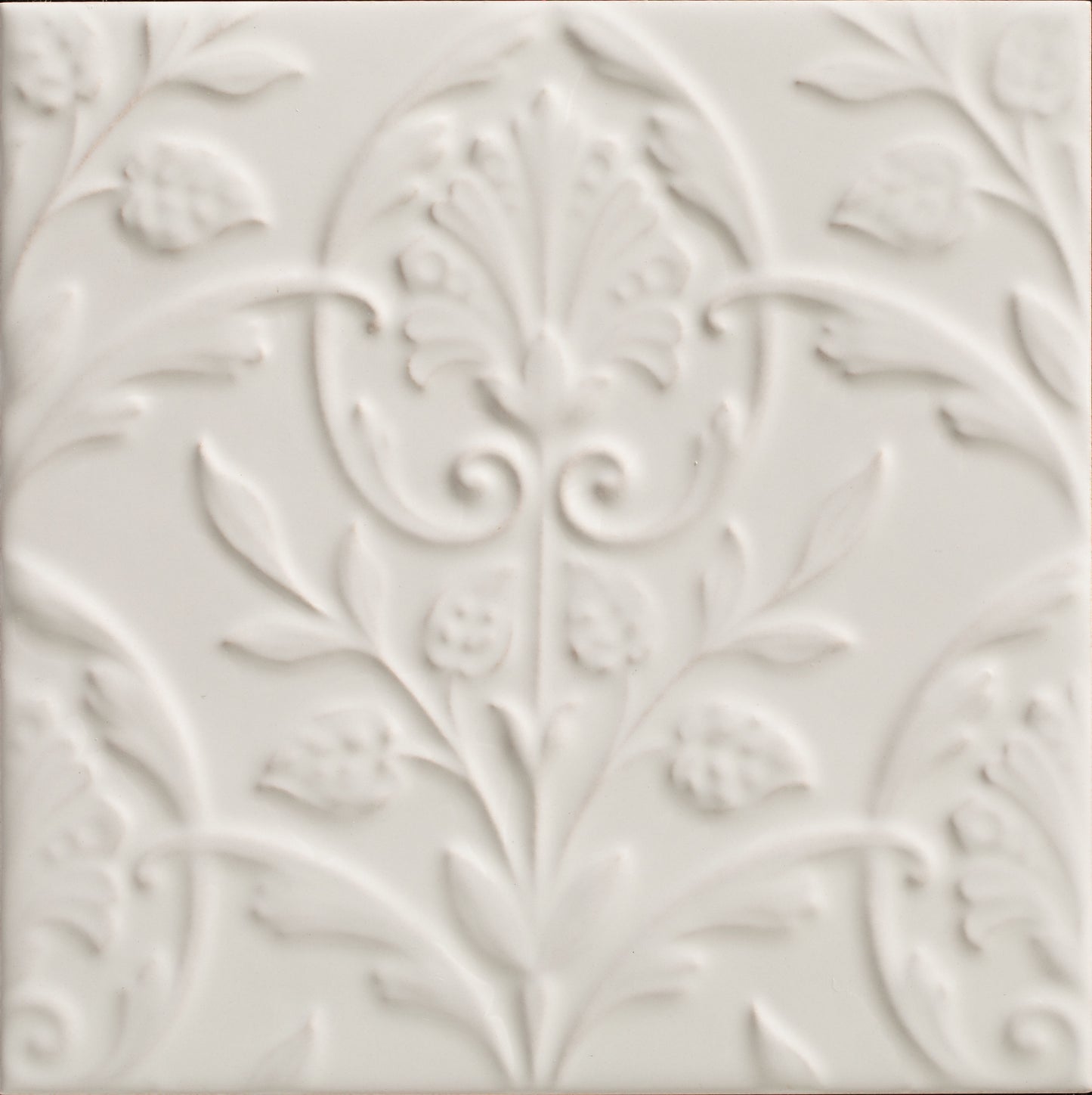 Hampton Court Vines Cotton White