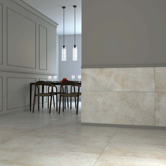 Metallique Blanco Lappato