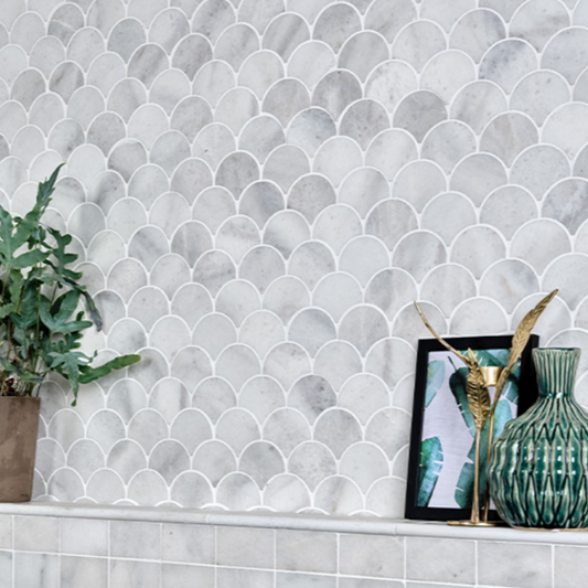 Long Island Marble Scallop Mosaic
