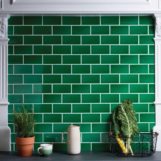 Victorian Wall Metro - Emerald Green
